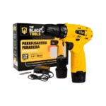 Parafusadeira Furadeira 3/8 Bivolt A Bateria 12v Cor Amarelo Frequência 60hz Voltagem 110v/220v