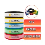 Cabo Flexivel 2,5mm Rolo Com 100 Metros 750v Fio Unipolar Cor Preto - Imagem 2