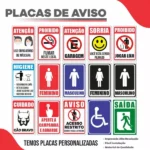 Placas Gerais de Sinalização (Várias Opções) - Imagem 2